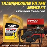 Ryco Transmission Filter + SYN Fluid Kit for Jaguar S TYPE 3 V6 3.0L 1999-2008