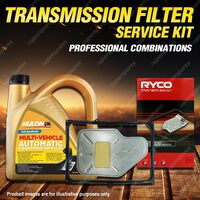 Ryco Transmission Filter + SYN Fluid Kit for Ford Fairlane NF NC NL 6CYL V8