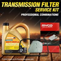 Ryco Transmission Filter + SYN Fluid Kit for Bmw X3 E83 X5 E53 Metal Pan TD