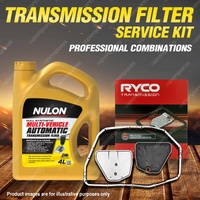 Ryco Transmission Filter + SYN Fluid Kit for Audi A8 D3 4.2L 6.0L FSI Qt