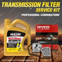 Ryco Transmission Filter + SYN Fluid Kit for Nissan Bluebird U12 U13 U14