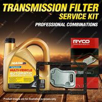 Ryco Transmission Filter + SYN Fluid Kit for Toyota Soarer UZZ30 31 32 V8 4.0L