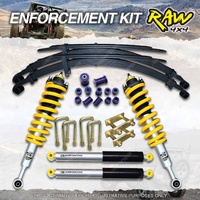 RAW 40mm Lift Kit Predator Shock Complete Strut Leaf for Mitsubishi Triton MV