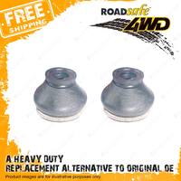 2x Roadsafe Rubber Dust Boots 30mm for Mitsubishi Challenger PA Colt L200 MA MB
