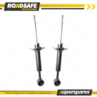 2x Rear Roadsafe STR Spring Seat Shock Absorbers for Mazda 121 DB Sedan 90-97