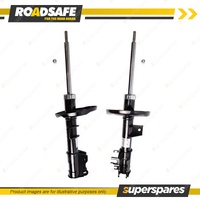 2 x Front Roadsafe STR Sealed Strut Shocks for Fiat 500 500C Hatch Convertible