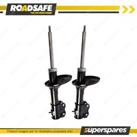 2x Front STR Sealed Strut Shocks - 184mm Spring Seat for Mitsubishi Lancer CG CH
