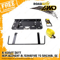 Roadsafe Blackhawk Spare Wheel Tray with Ratchet Tie Down Universal Fitment