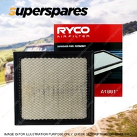 Ryco Air Filter for Mitsubishi Triton MQ 4Cyl 2.4L Turbo Diesel 01/2015-On