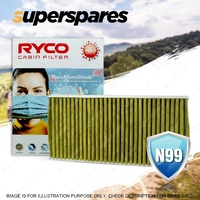 1 x Ryco Microshield N99 Cabin Air Filter for Audi A3 8V S3 Q3 RS3