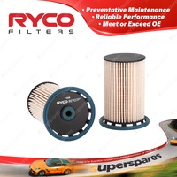 Ryco Fuel Filter for Volkswagen Touareg 7P V6 3.0L Turbo Diesel 2011-On