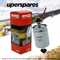 1pc Ryco Fuel Filter for Volkswagen Caddy 2K Polo 6N 4CYL 1.6 Petrol