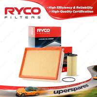 Ryco Oil Air Filter for Dodge Nitro KA 4cyl 2.8L Turbo Diesel 07-10