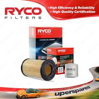Ryco Oil Air Filter for Nissan Navara D22 4cyl 2.5L Turbo Diesel YD25 02/2008-On