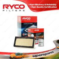 Ryco Oil Air Filter for Mitsubishi Mirage LA 3cyl 1.2L Petrol 3A92 12/2012-On