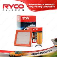 Ryco Oil Air Filter for Dodge Journey JC V6 3.6L Petrol Pentastar 07/2011-On