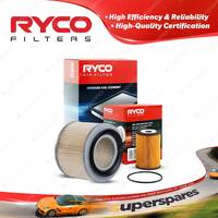 Ryco Oil Air Filter for Nissan Patrol GU VI II III 4cyl 3L Diesel ZD30D ZD30