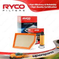 Ryco Oil Air Filter for Jeep Cherokee KL V6 3.2L Petrol SW 06/2014-On