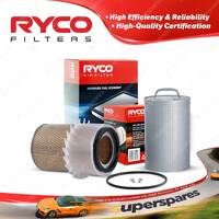 Ryco Oil Air Filter for Ford Trader 409 509 4cyl 3.5L Diesel SL 1984-1989