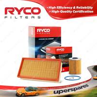 Ryco Oil Air Filter for BMW 325I E36 6cyl 2.5L Petrol M50B25 04/1991-05/1995