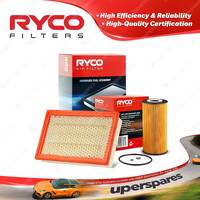 Ryco Oil Air Filter for Ssangyong Rexton Rx290 Y200 5cyl 2.9L OM662 06/2003-2004