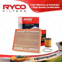 Ryco Oil Air Filter for Holden Vectra ZC 4cyl 2.2L Petrol Z22SE 03/2003-2005