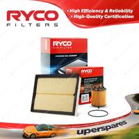 Ryco Oil Air Filter for Holden Astra AH TS II Zafira 4D Wagon TT 4cyl Petrol