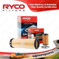 Ryco Oil Air Filter for Mercedes Benz C220D W203 4cyl 2.2L OM611.962 2001-2003