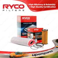 Ryco Oil Air Filter for BMW 120D E87 4cyl 2L Turbo Diesel M47N20 05/2006-02/2007
