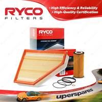 Ryco Oil Air Filter for BMW 320D E90 E91 E92 E93 4cyl 2L Turbo Diesel M47D20C