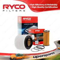 Ryco Oil Air Filter for Audi A5 S5 8T A4 S4 B8 Q5 8R 3.2 FSI 3.0 TFSI V6 Petrol