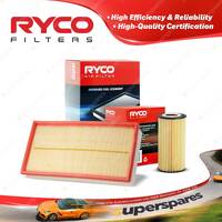 Ryco Oil Air Filter for Volvo C30 MK38 LE S 5cyl 2.4L B5244S 03/2007-08/2010