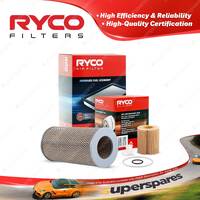Ryco Oil Air Filter for Toyota Hiace TRH200 4cyl 2L Petrol 1TR-FE 08/2004-On