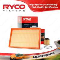 Ryco Oil Air Filter for BMW X5 E70 3.0Si 6cyl 3L Petrol N52B30AF 03/2007-06/2010