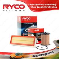 Ryco Oil Air Filter for Citroen Berlingo B9C C4 HDI 4cyl 1.6L Turbo Diesel