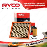 Ryco Oil Air Filter for Holden Malibu GA 4cyl 2L Petrol A20NF 06/2013-On