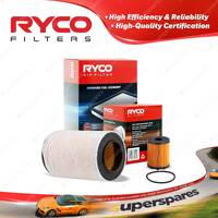 Ryco Oil Air Filter for Alfa Romeo Giulietta 940 4cyl 1.4L 2011-On