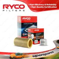 Ryco Oil Air Filter for Peugeot 505 4cyl 2.2L Petrol ZDJL 08/1983-1986