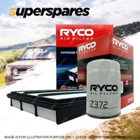 Ryco Oil Air Filter for Mitsubishi Pajero NM NP NS NT NW NX 4cyl 3.2L 4M41T