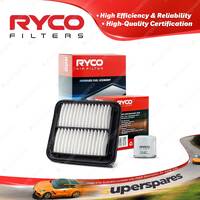 Ryco Oil Air Filter for Daihatsu Cuore Handivan Sirion M100 M101 Yrv M200 M201