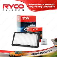 Ryco Oil Air Filter for Daihatsu Charade L251S 3cyl 1L Petrol EJ-DE 06/2003-2005