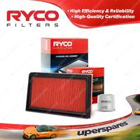 Ryco Oil Air Filter for Subaru Leone Rx Turbo Vortex AX4 AX7 Turbo 4cyl 1.8L