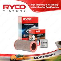 Ryco Oil Air Filter for Citroen Xantia VSX 4cyl 2L Petrol XU10 RFY 01/1996-1998