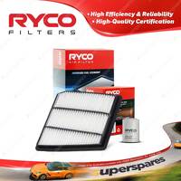 Ryco Oil Air Filter for Honda Legend KA V6 3.5L Petrol C35A3 02/2002-01/2005
