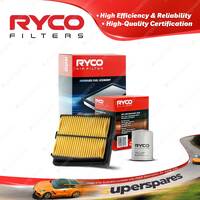 Ryco Oil Air Filter for Honda Jazz GD 4cyl 1.3L 1.5L Petrol L13A1 L15A1 02-08