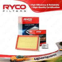 Ryco Oil Air Filter for Renault Kangoo X61 4cyl 1.5L Turbo Diesel K9K 12/2010-On
