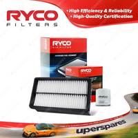 Ryco Oil Air Filter for Mazda Cx-7 ER 4cyl 2.3L 2.5L Petrol L3 L5 11/2006-On