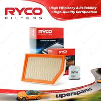 Ryco Oil Air Filter for Jeep Cherokee KL 4cyl 2.4L Petrol BW 06/2014-On