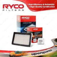 Ryco Oil Air Filter for Ford Festiva WB WD 4cyl 1.3L 1.5L Petrol B3 94-97