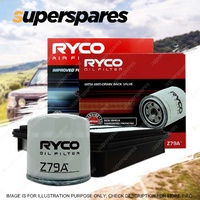 Ryco Oil Air Filter for Holden Rodeo RA V6 3.5L Petrol 03/2003-2005